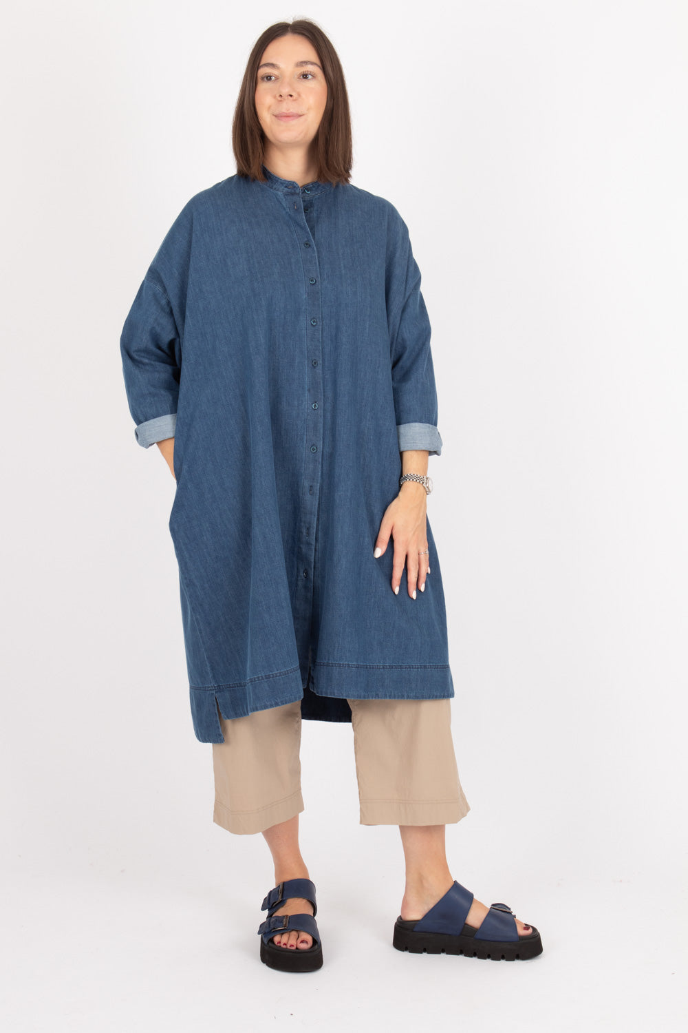 Estudio Viva Wivina Denim Shirt Dress