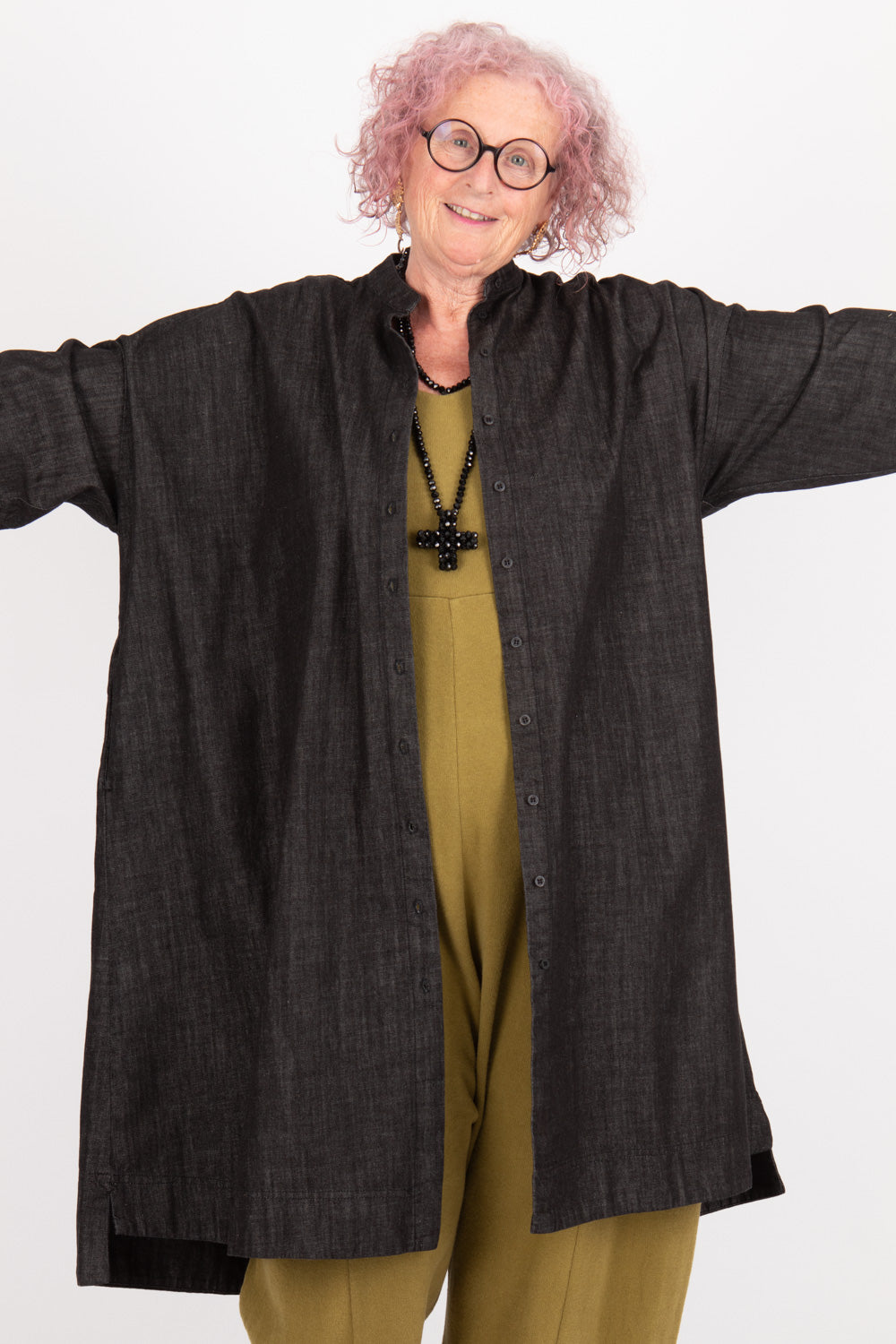 Estudio Viva Wivina Denim Shirt Dress