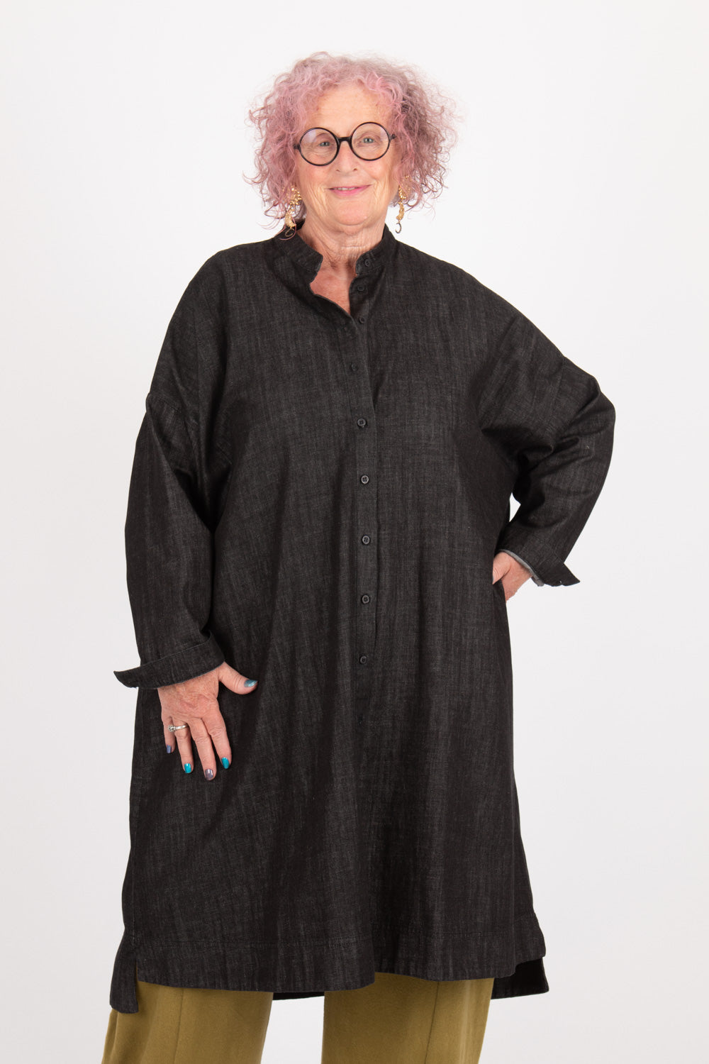 Estudio Viva Wivina Denim Shirt Dress