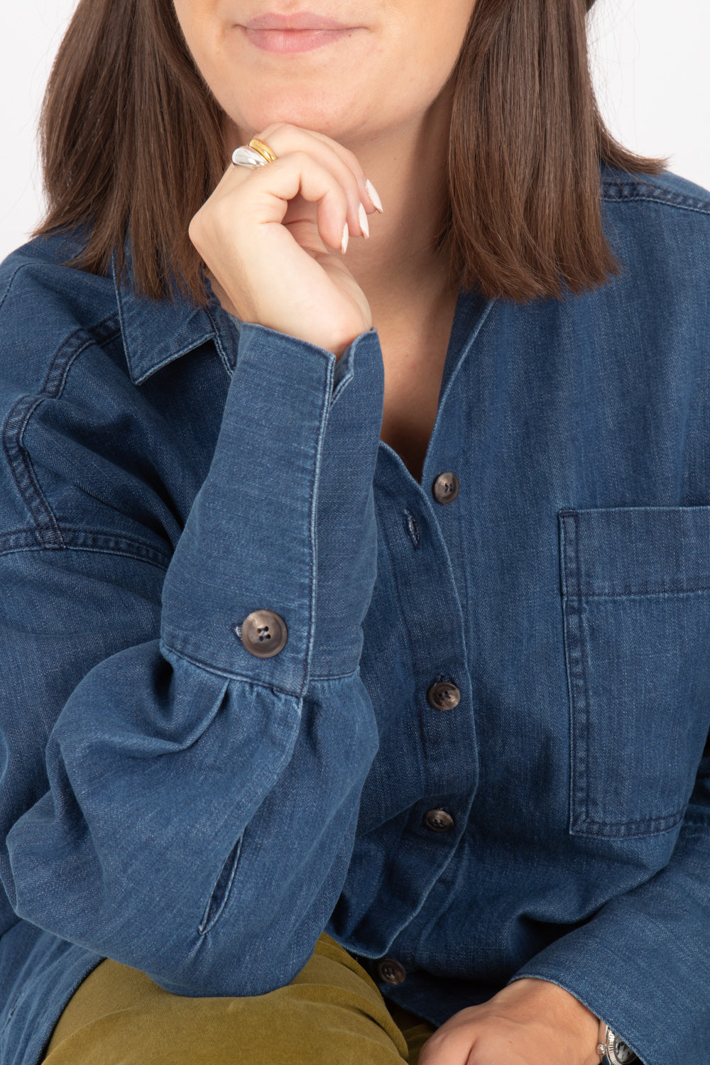 Estudio Viva Celeste Denim Shirt