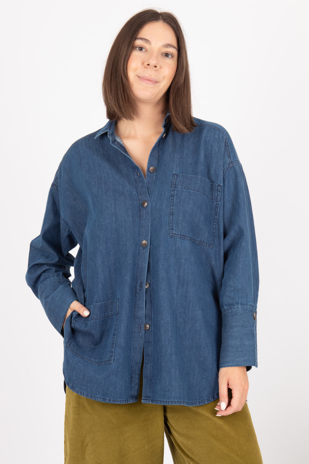 Estudio Viva Celeste Denim Shirt
