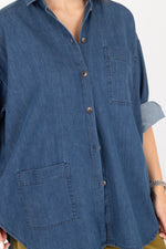 Estudio Viva Celeste Denim Shirt