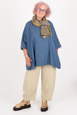 Estudio Viva Rosa Denim Top