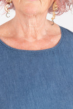 Estudio Viva Rosa Denim Top