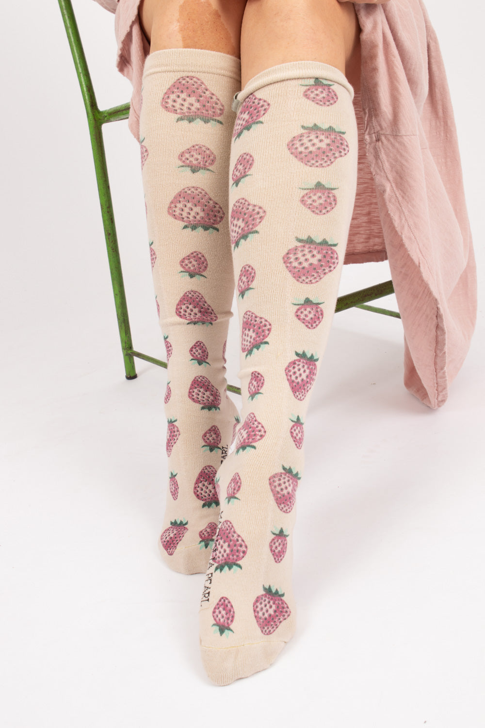 Magnolia Pearl Strawberry OTK Socks