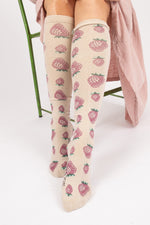 Magnolia Pearl Strawberry OTK Socks