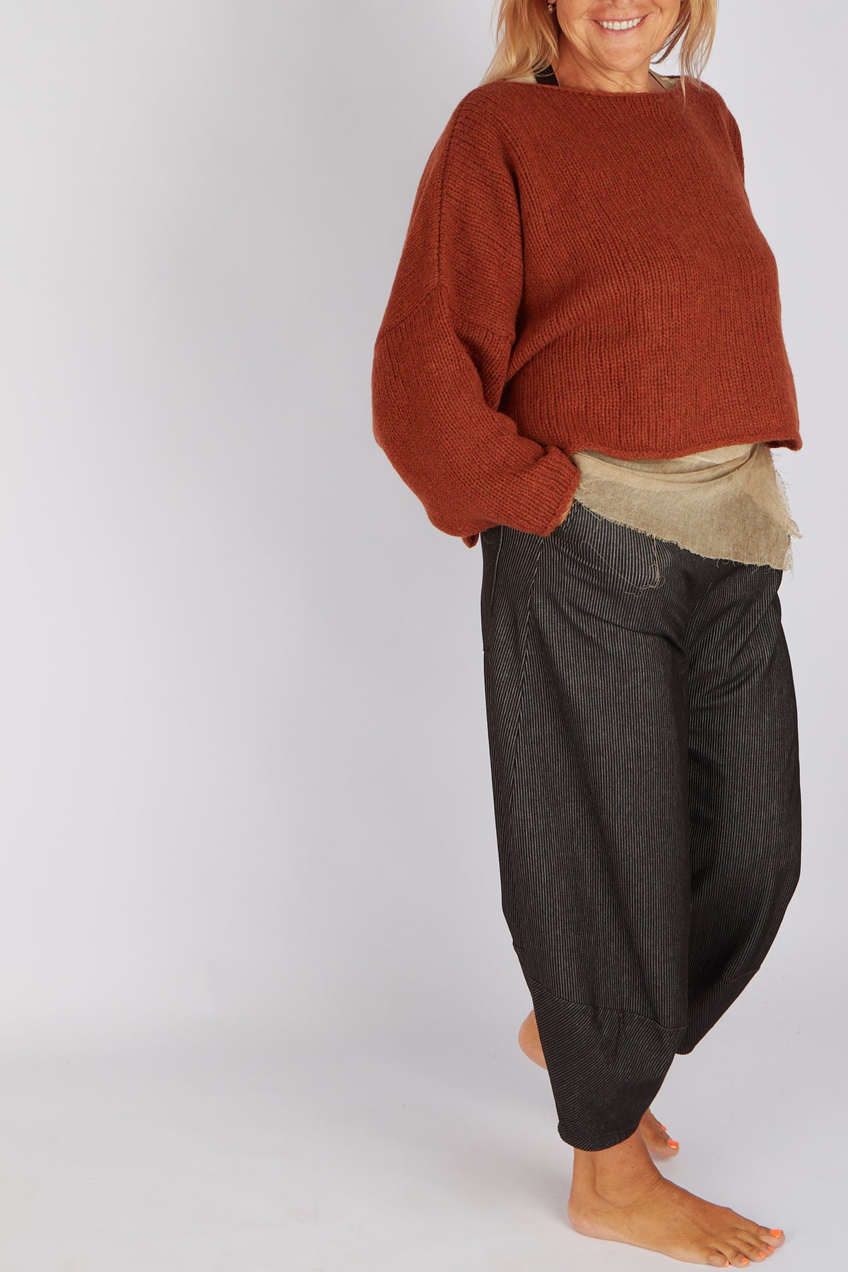 Sort Aarhus Soline Knitted Top