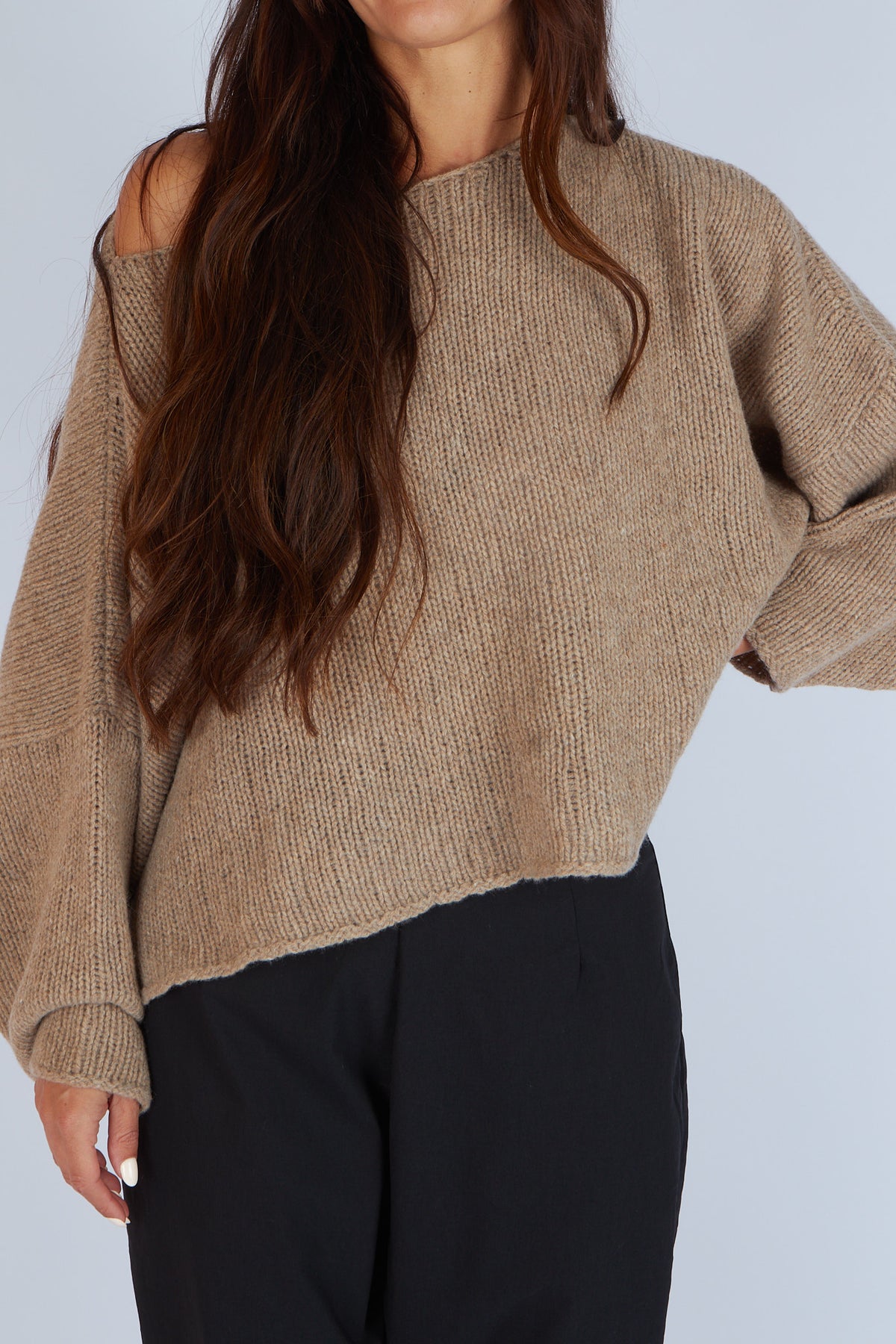 Sort Aarhus Soline Knitted Top
