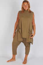 Sort Aarhus Sleeveless Top with Pockets