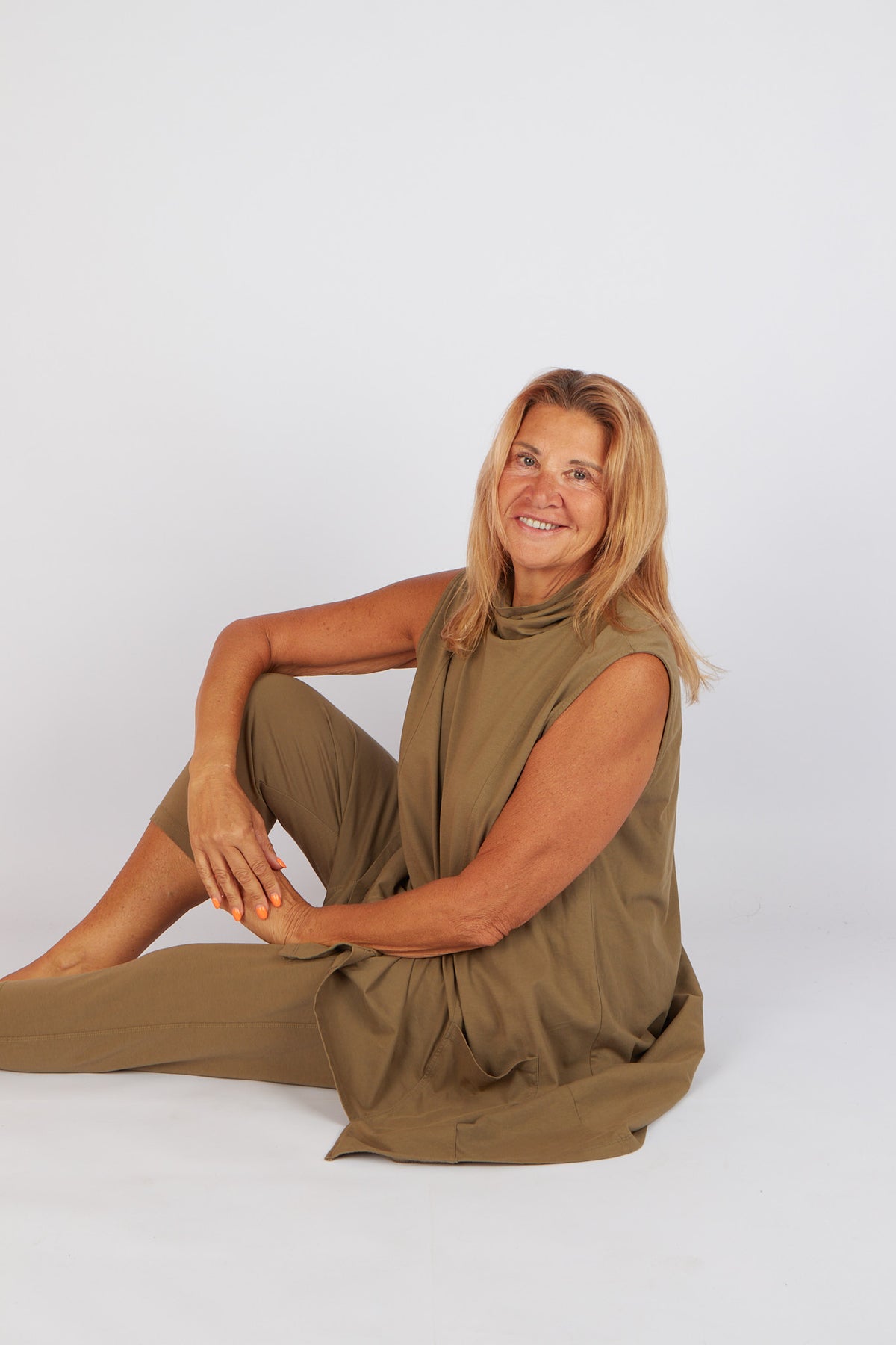Sort Aarhus Sleeveless Top with Pockets
