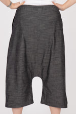 Sort Aarhus Denim Look Trousers