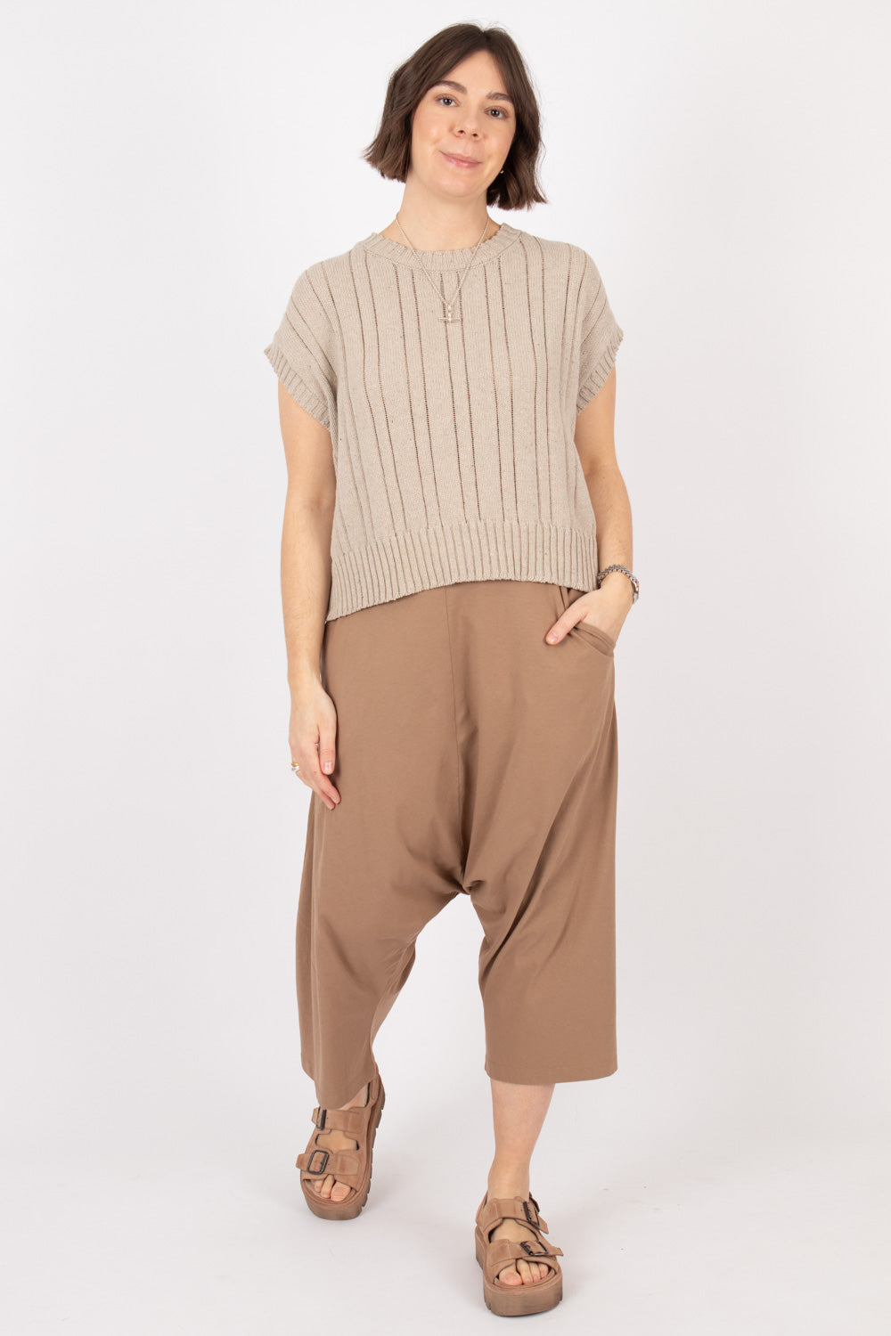 Sort Aarhus Baggy Wide Pants