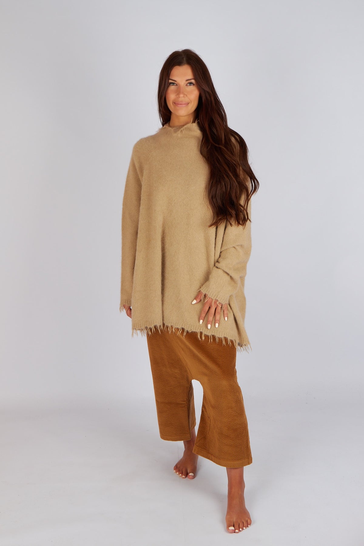 Sort Aarhus Marcelin Velvet Trousers