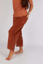 Sort Aarhus Marcelin Velvet Trousers