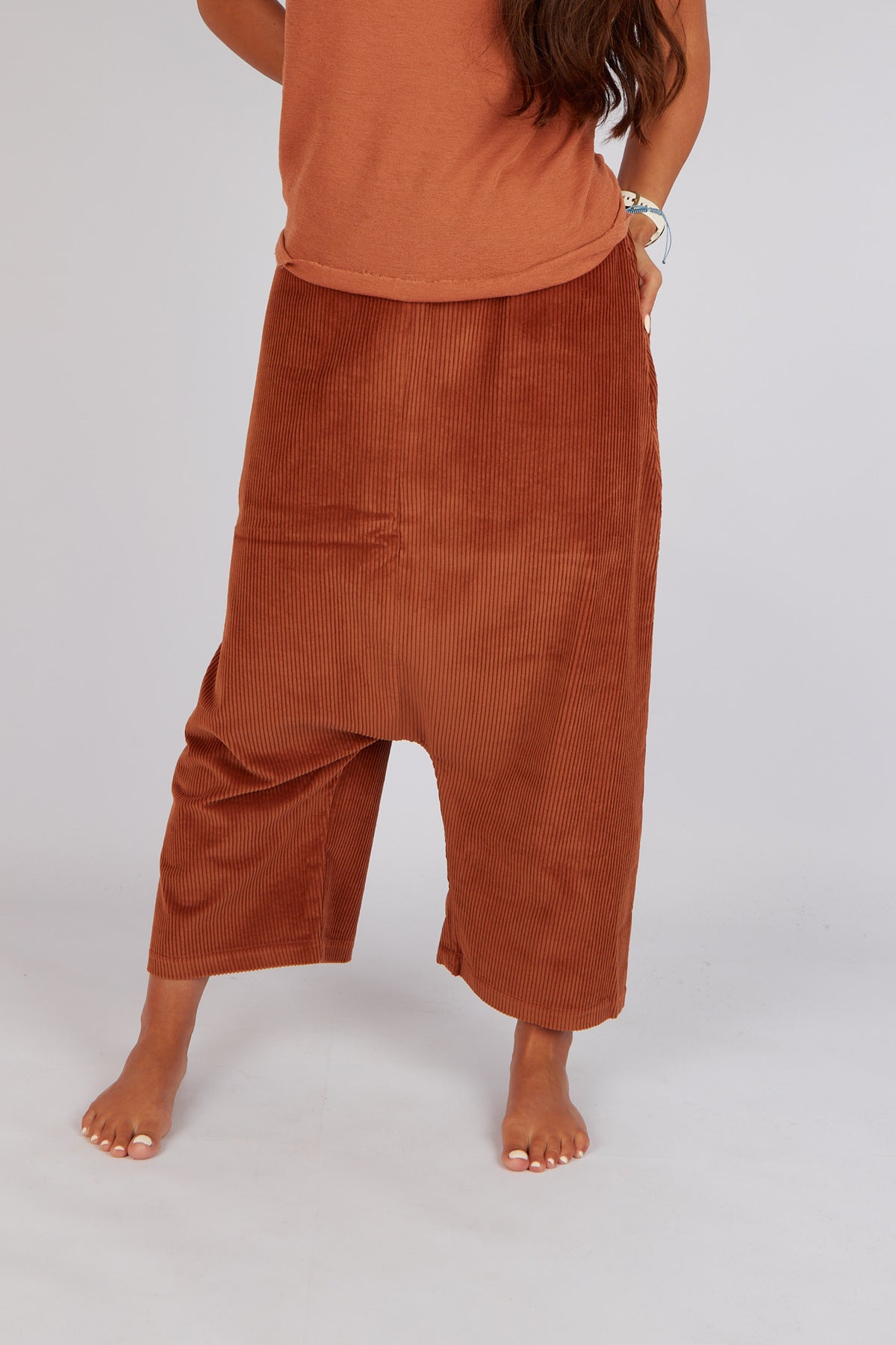 Sort Aarhus Marcelin Velvet Trousers