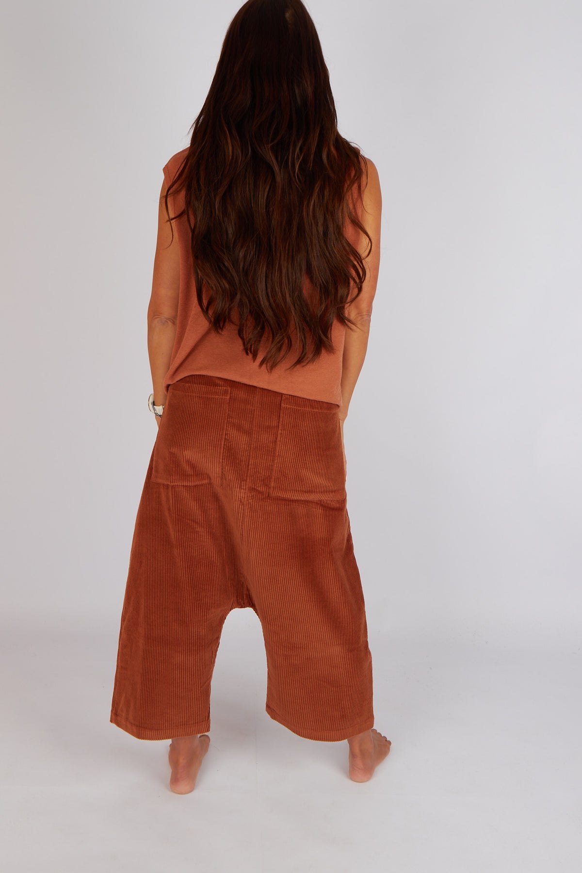 Sort Aarhus Marcelin Velvet Trousers