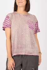 Magnolia Pearl Piecewise Pocket Boyfriend Tee