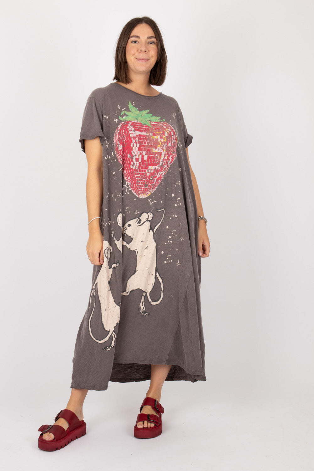 Magnolia Pearl Discotheque Fraises Tee Dress
