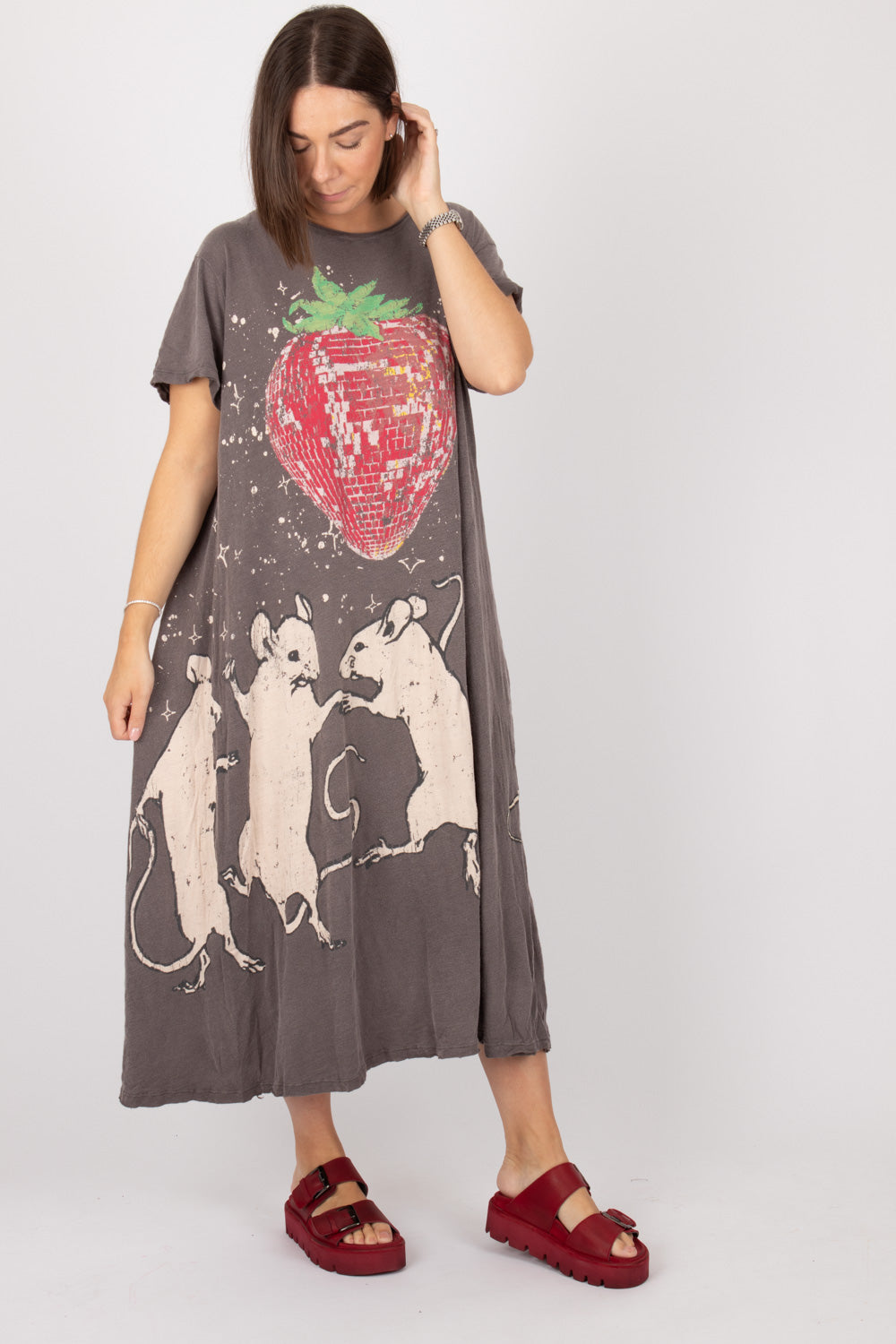 Magnolia Pearl Discotheque Fraises Tee Dress