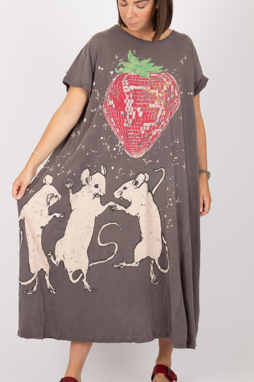Magnolia Pearl Discotheque Fraises Tee Dress