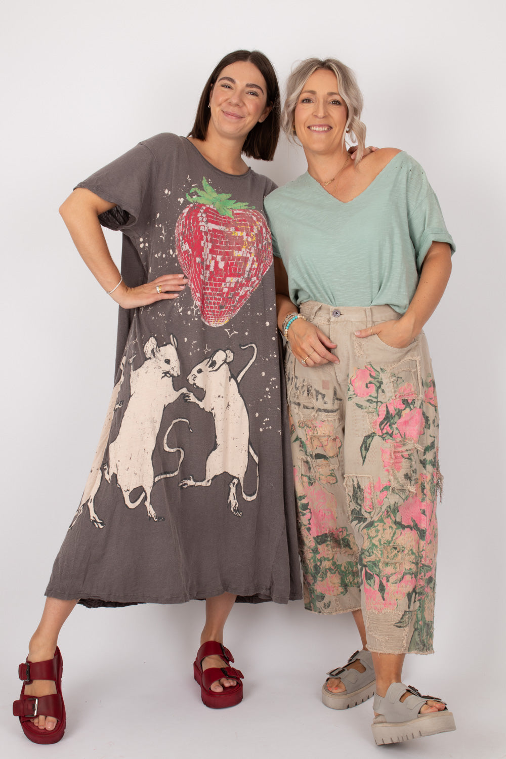 Magnolia Pearl Discotheque Fraises Tee Dress