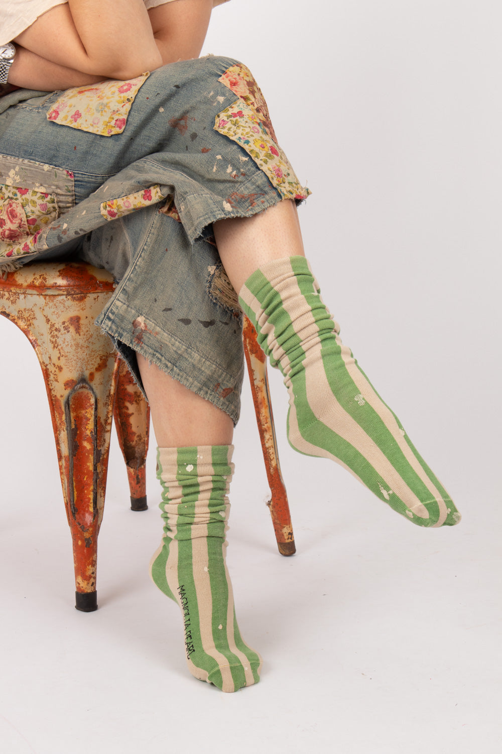 Magnolia Pearl Art Class OTK Socks