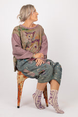 Magnolia Pearl Block Print Socks