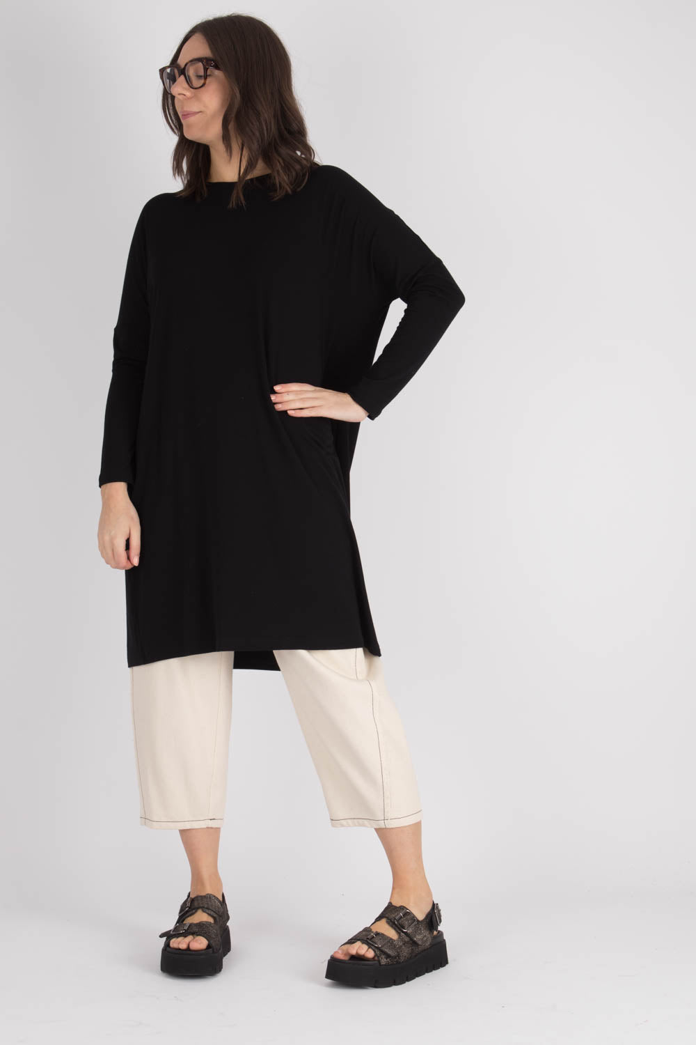 By Basics Oversized Tunic Dress