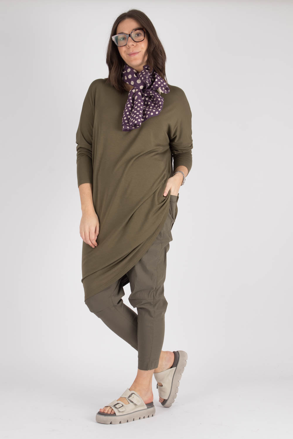 By Basics Oversized Tunic Dress