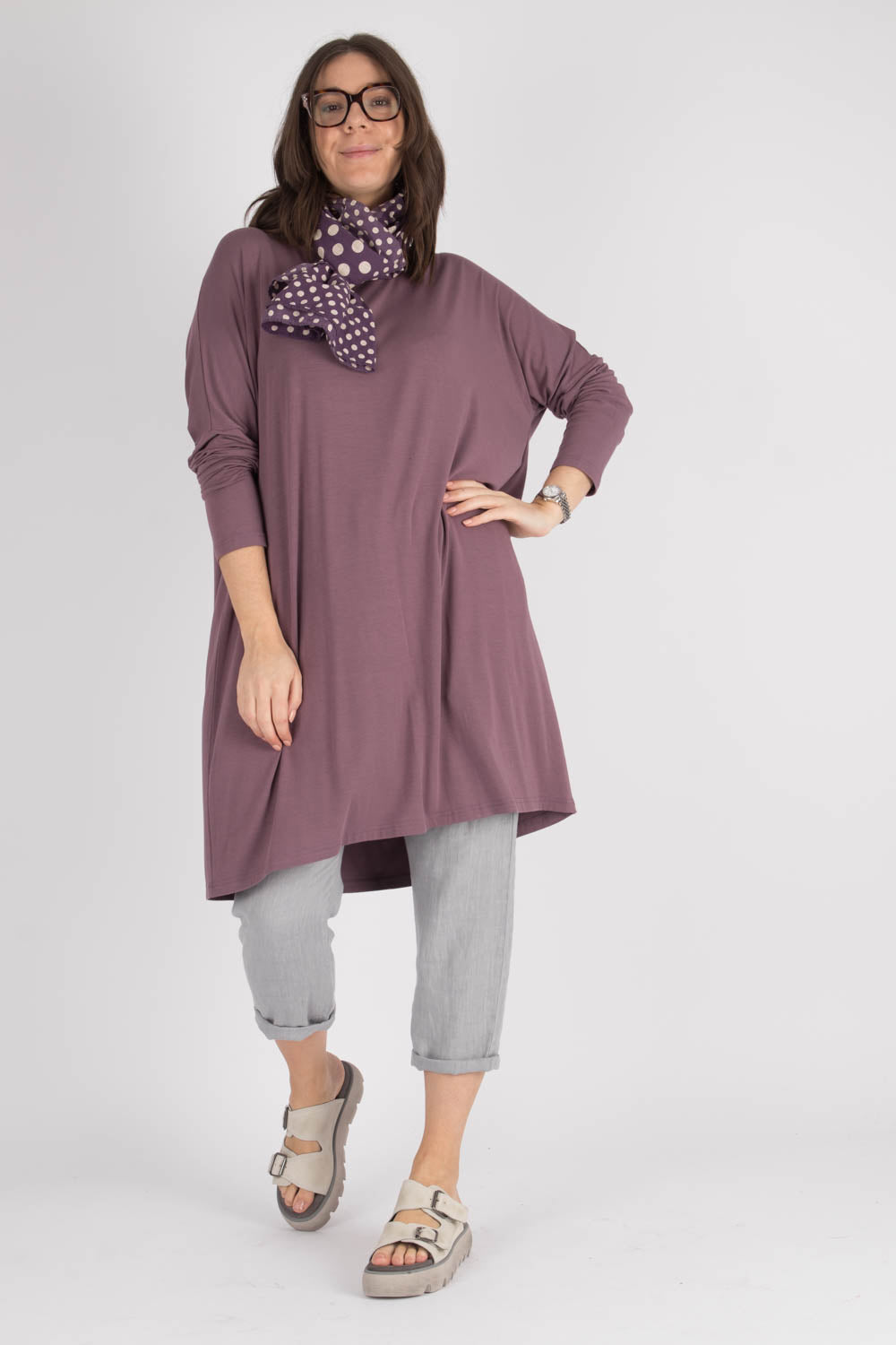 By Basics Oversized Tunic Dress