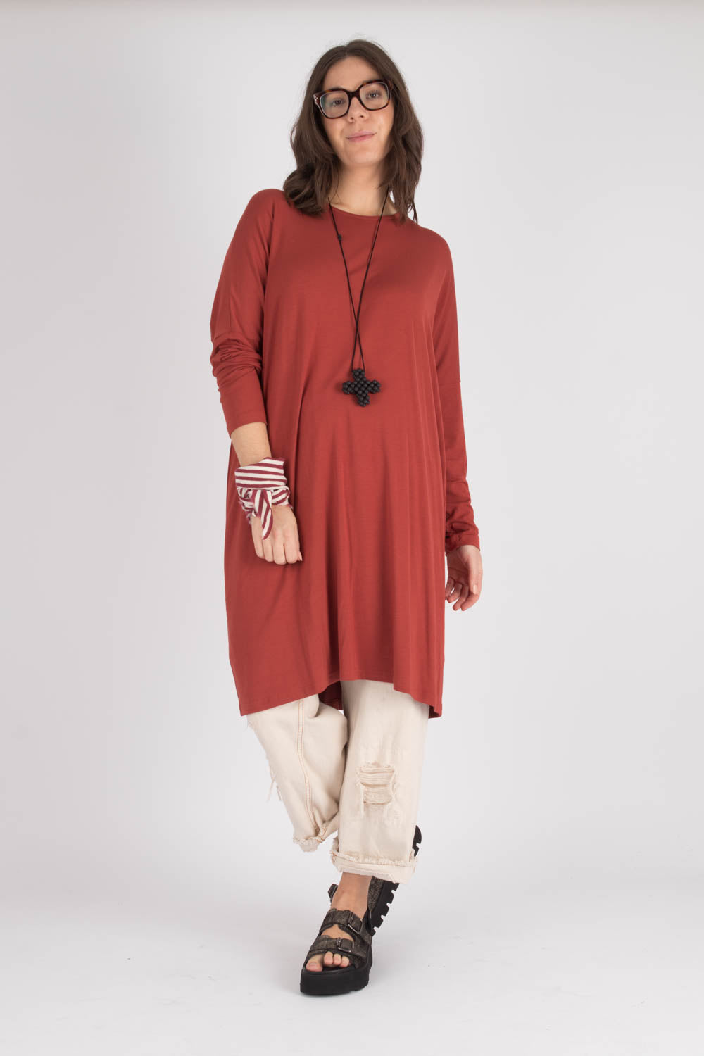 By Basics Oversized Tunic Dress