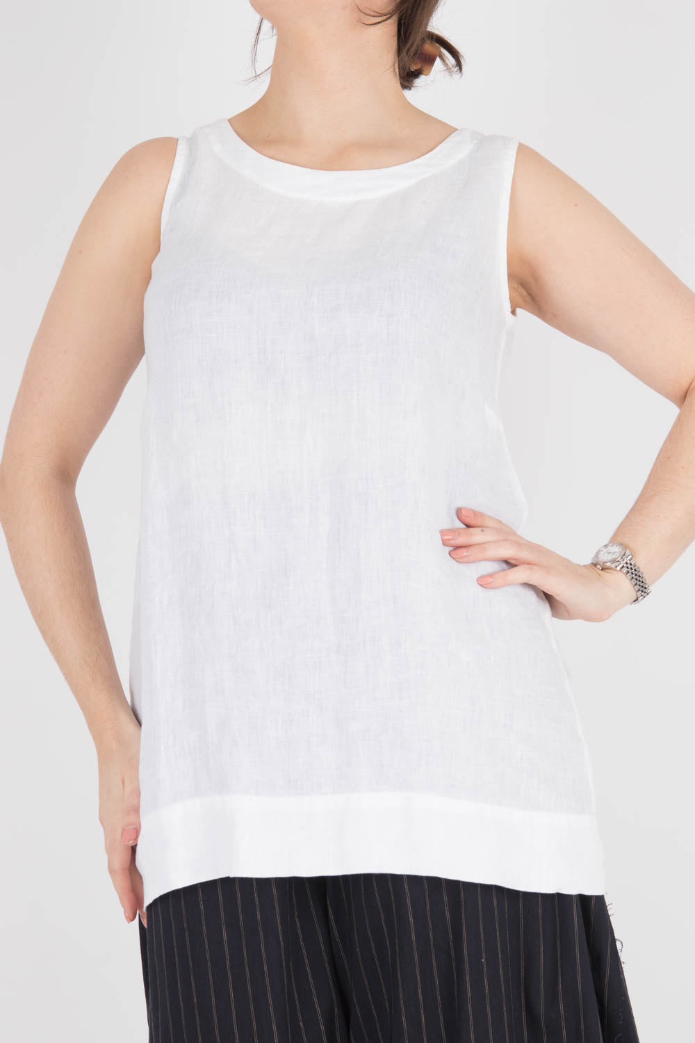 By Basics Linen Tunic