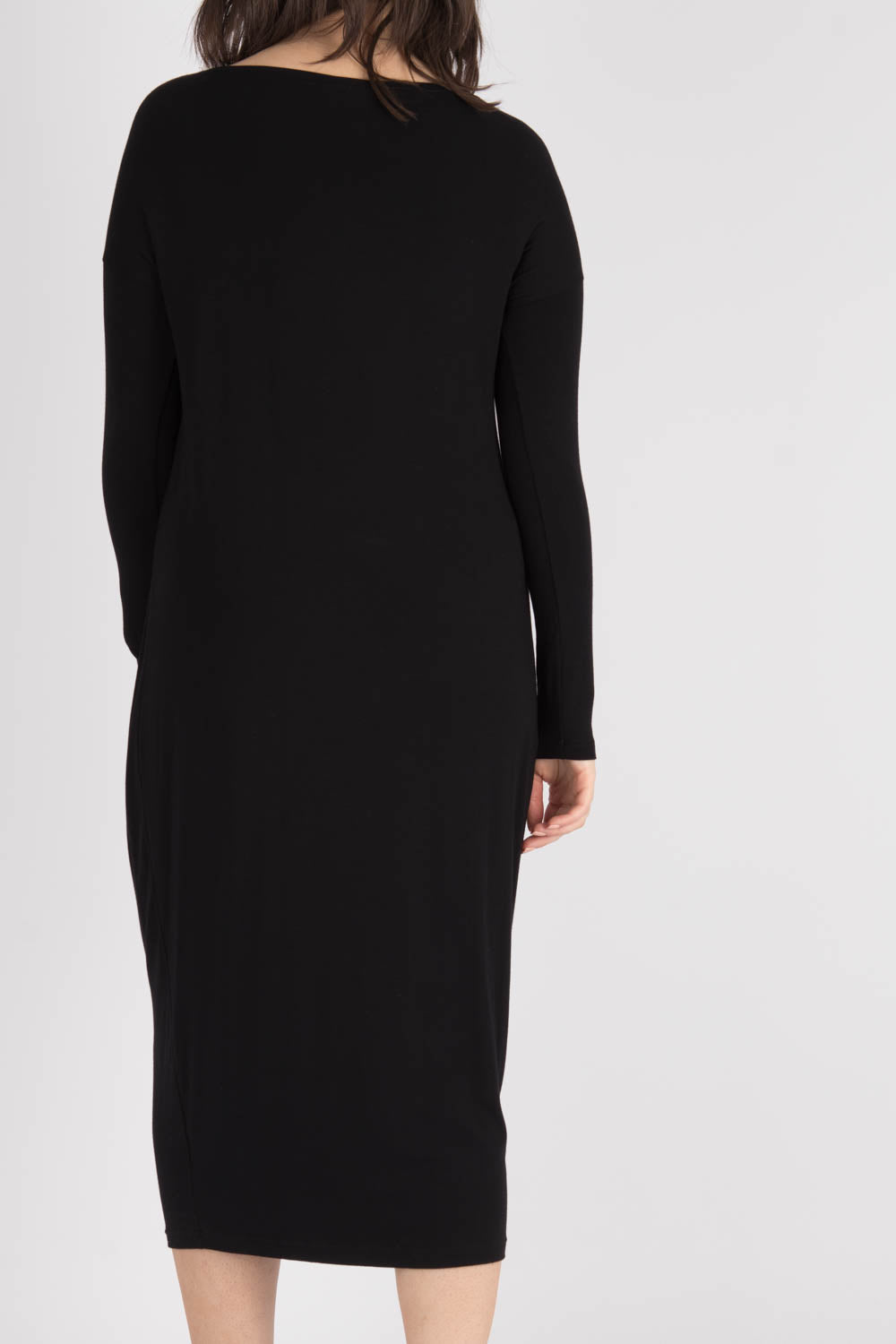 By Basics Dress With Drape Pockets