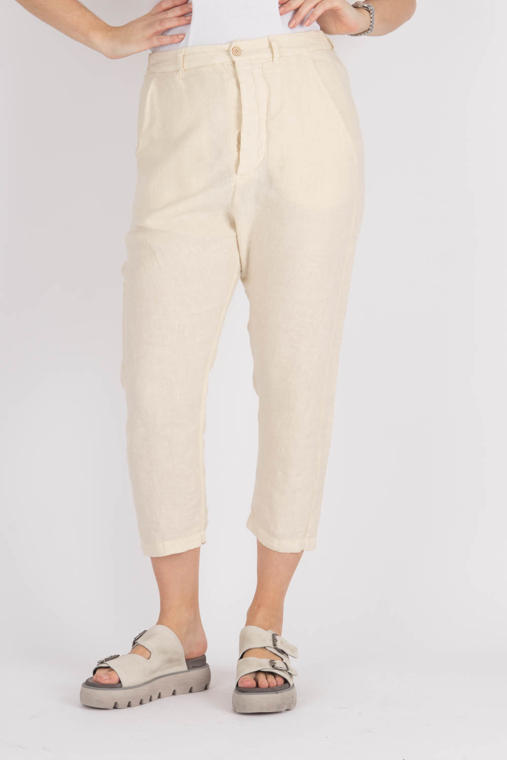 By Basics Low Crotch Chinos