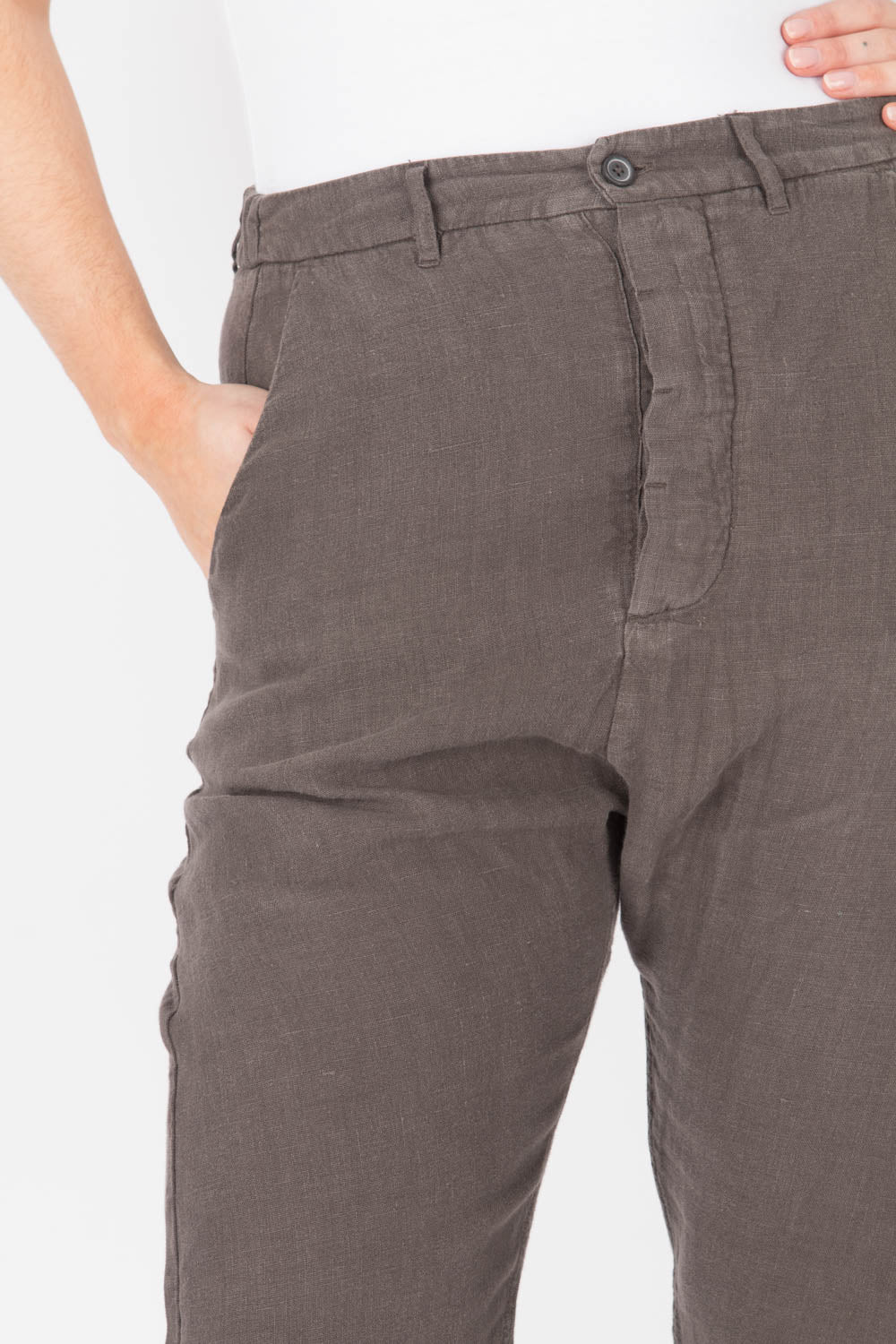 By Basics Low Crotch Chinos