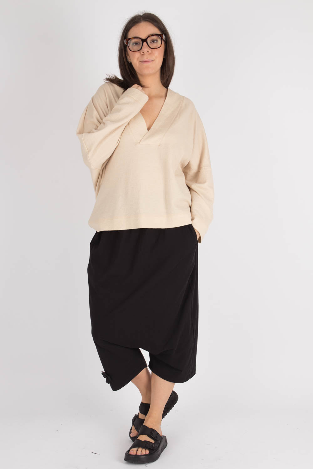 By Basics V Neck Top