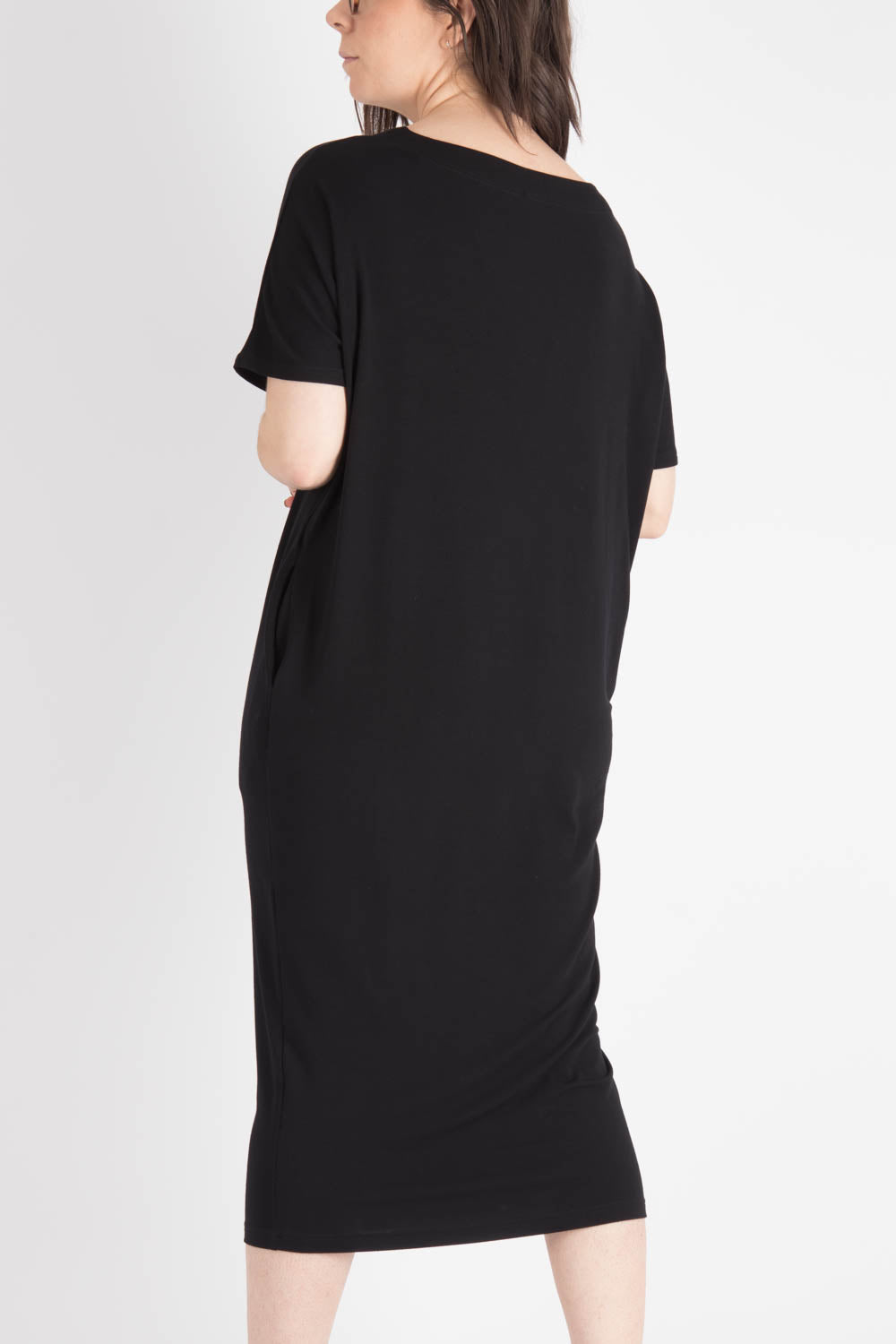 By Basics Dress With Boat Neck