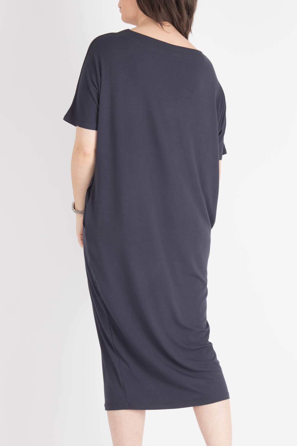 By Basics Dress With Boat Neck