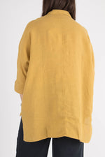 By Basics Wide Linen Blouse