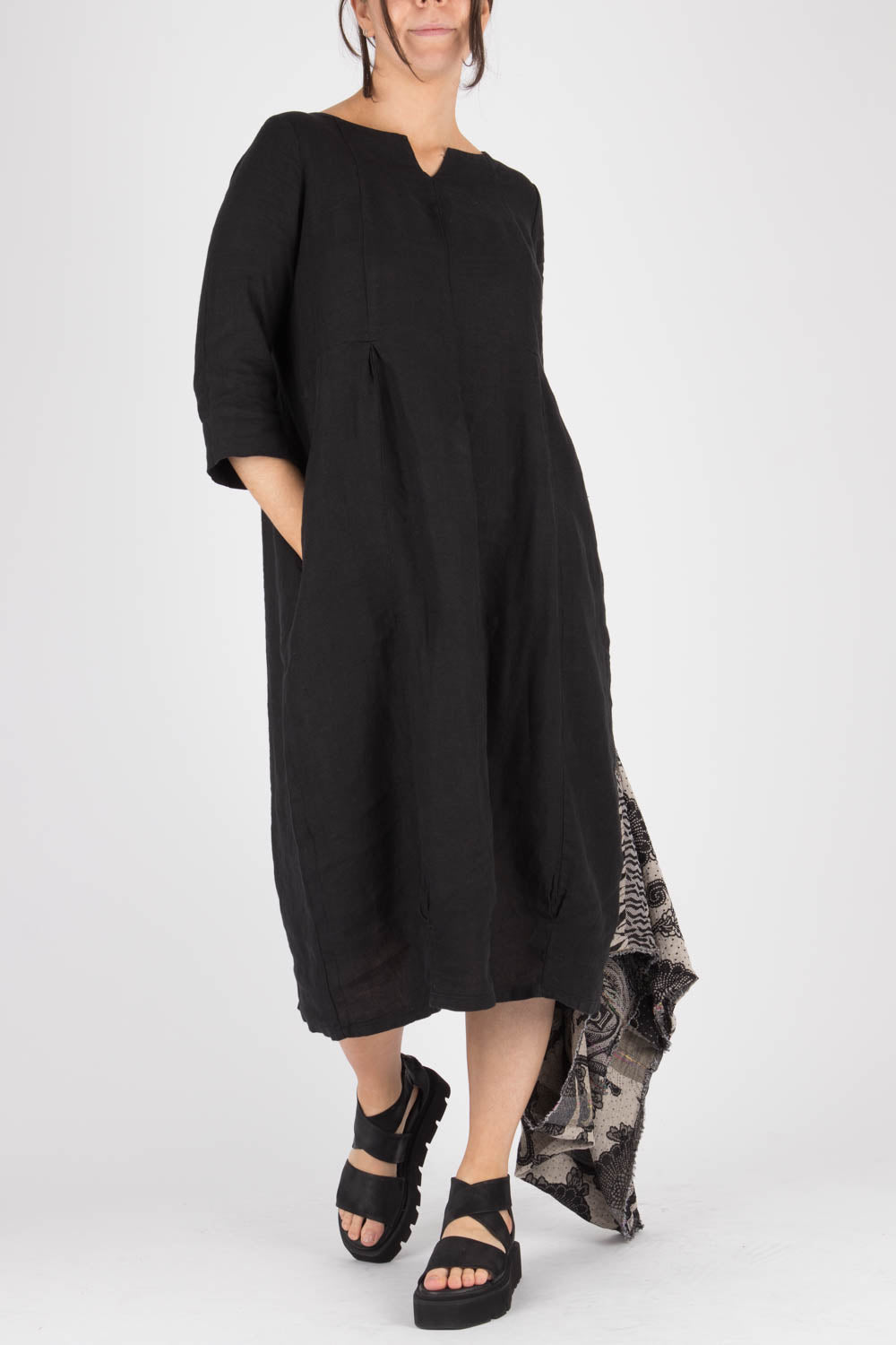 By Basics Linen Long Dress