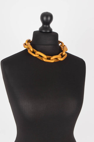 Jianhui Recycled Wooden Chain Necklace