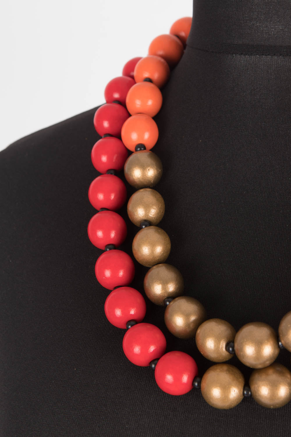 Jianhui Colour Block Beads Necklace