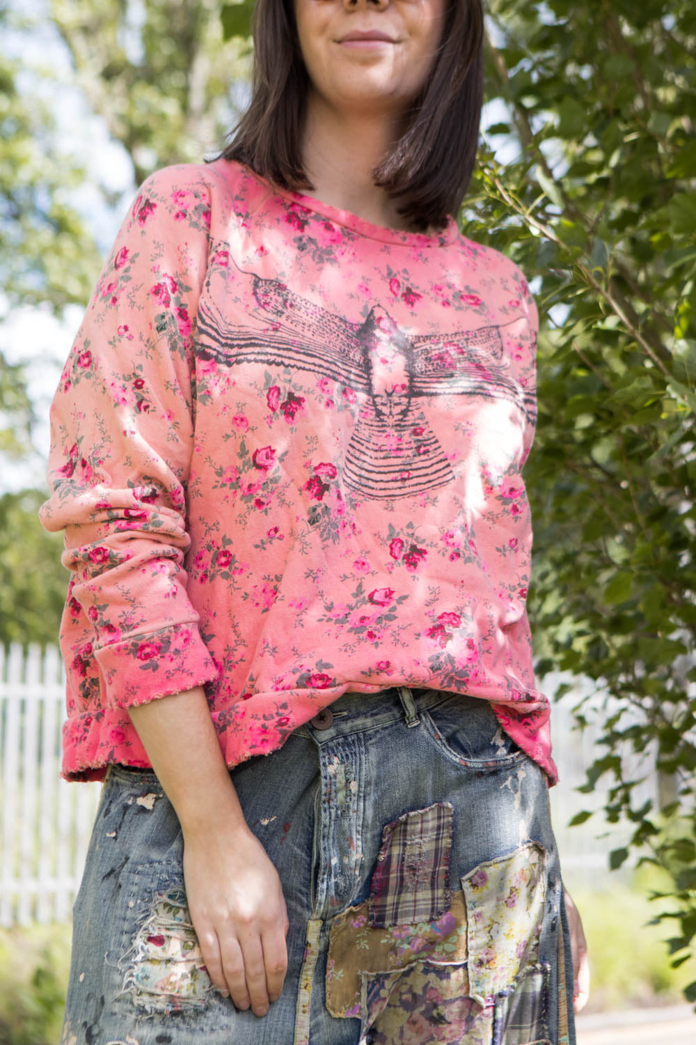 Magnolia Pearl Floral Hawk Richi Sweatshirt