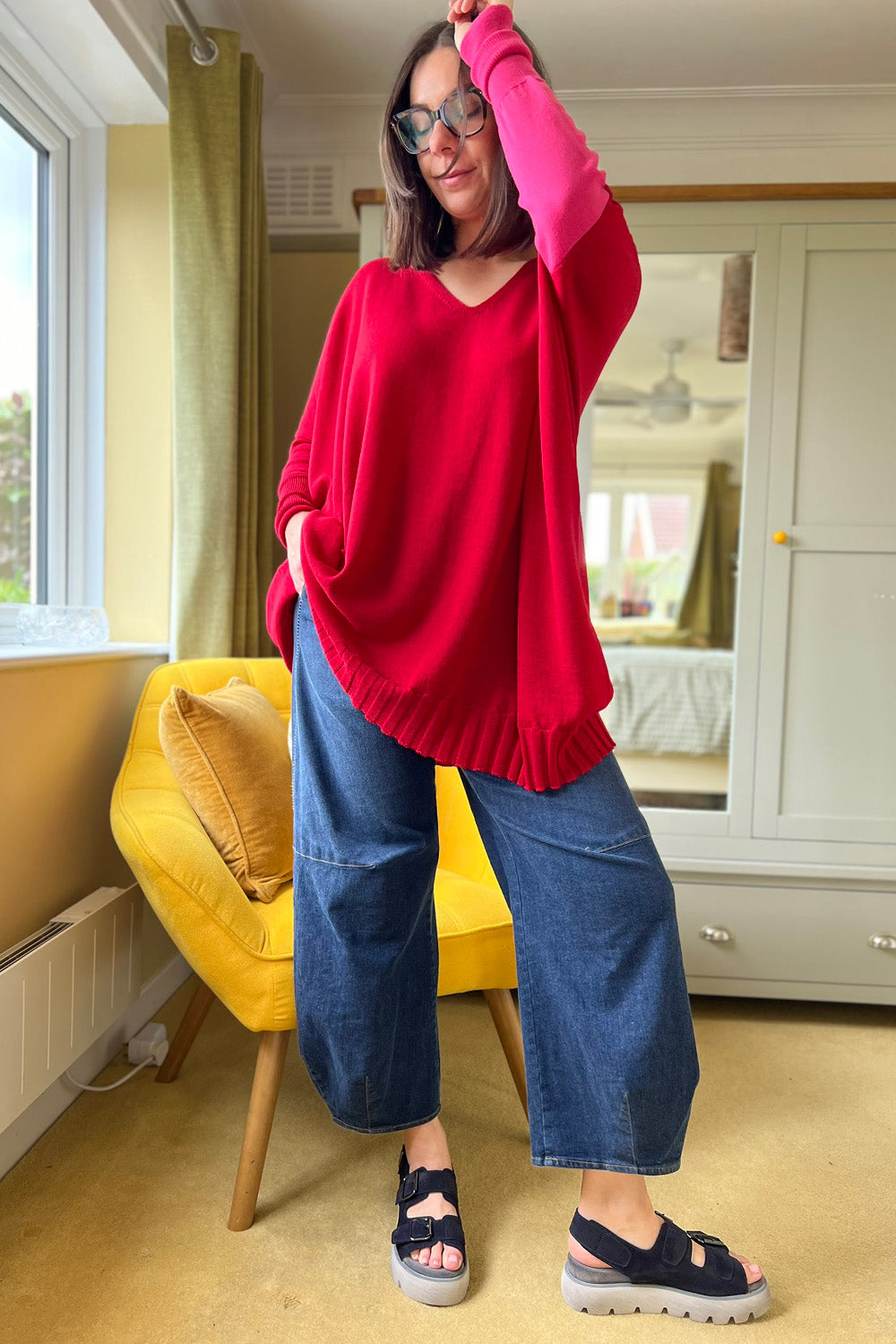 Capra Studio Luna Colourblock Pullover