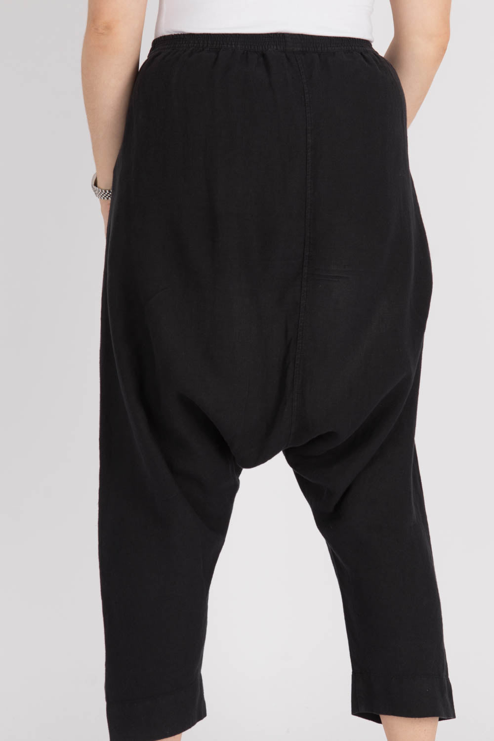 By Basics Linen Harem Pants