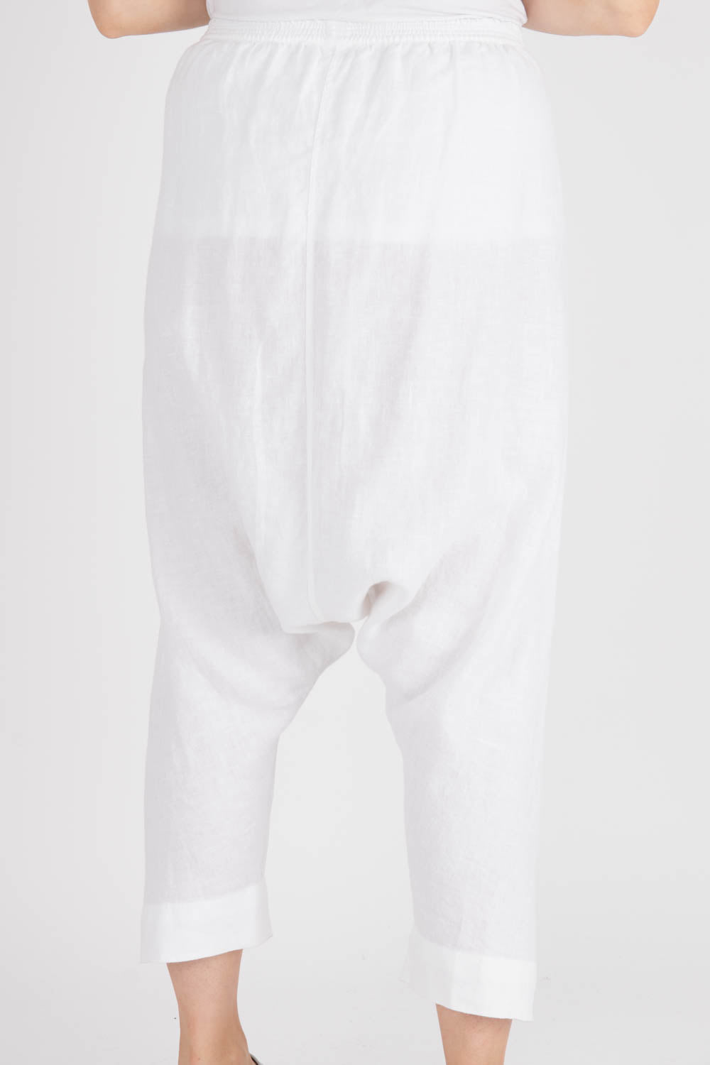 By Basics Linen Harem Pants