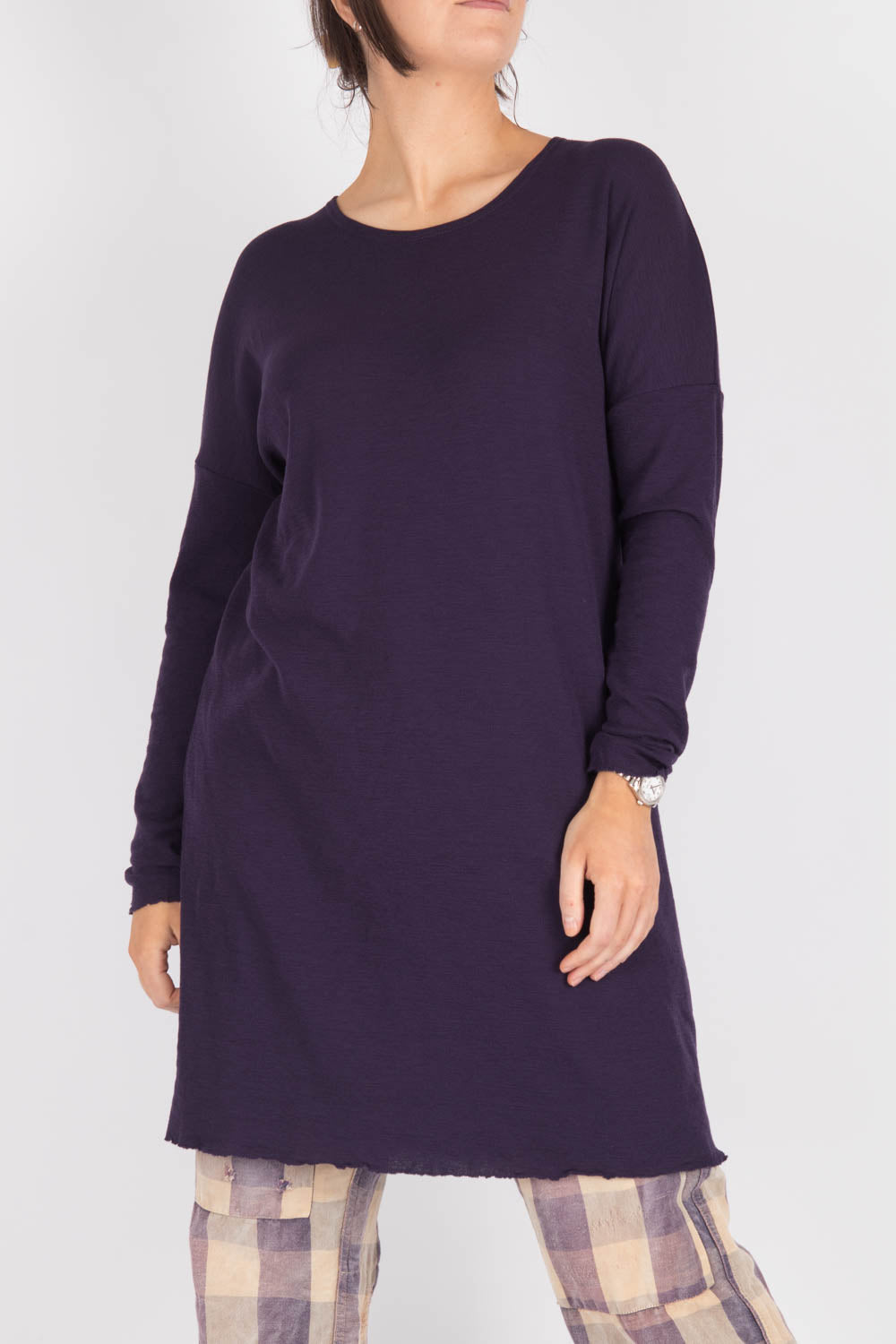 By Basics Dress Loose Round Neck