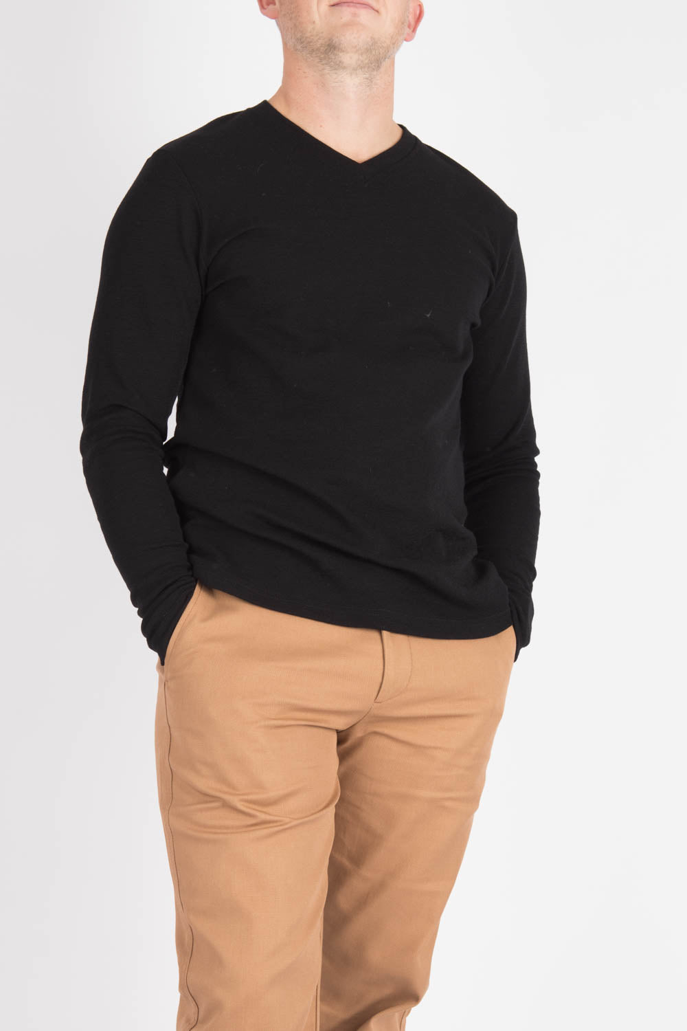 Ram V Neck Knit