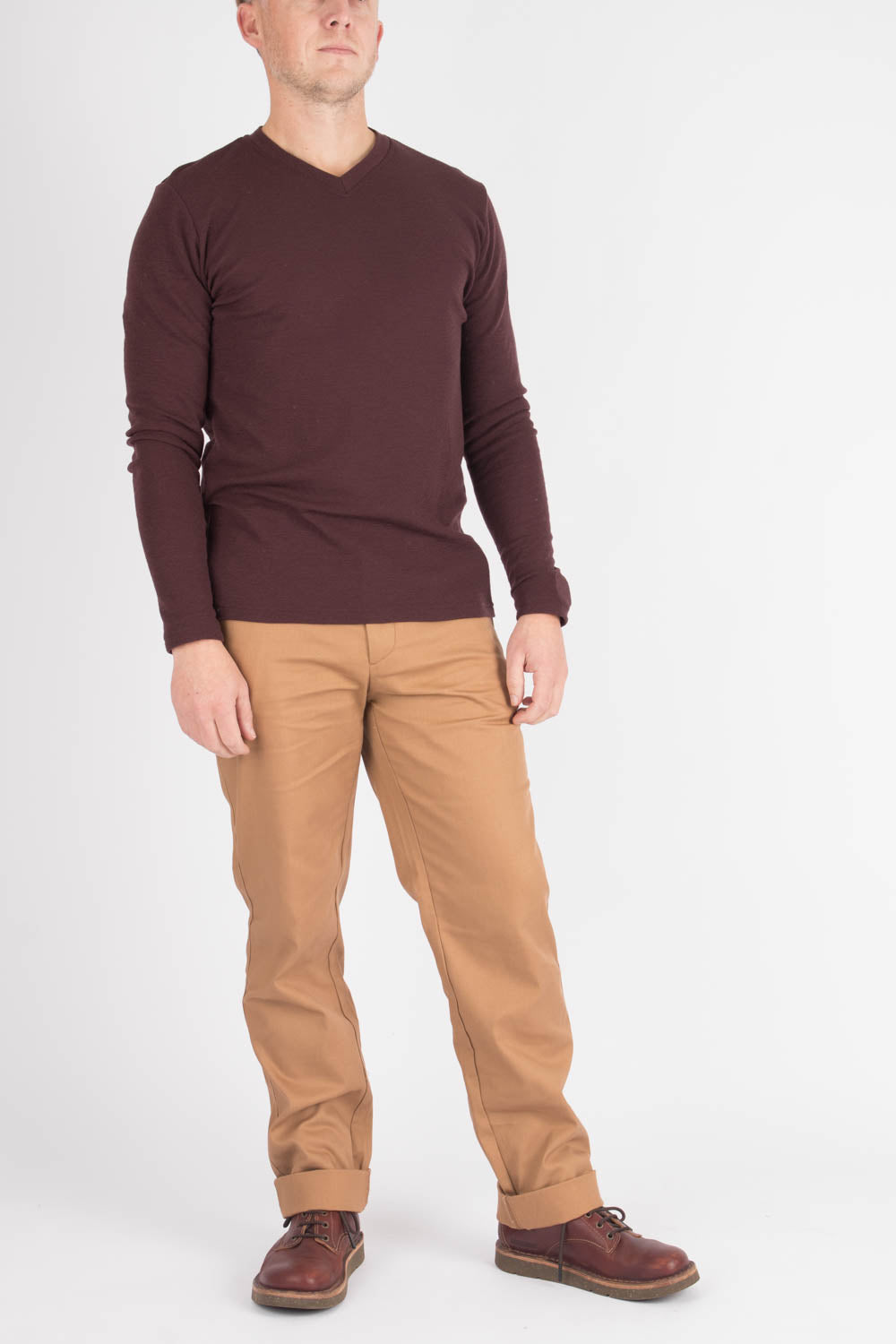 Ram V Neck Knit