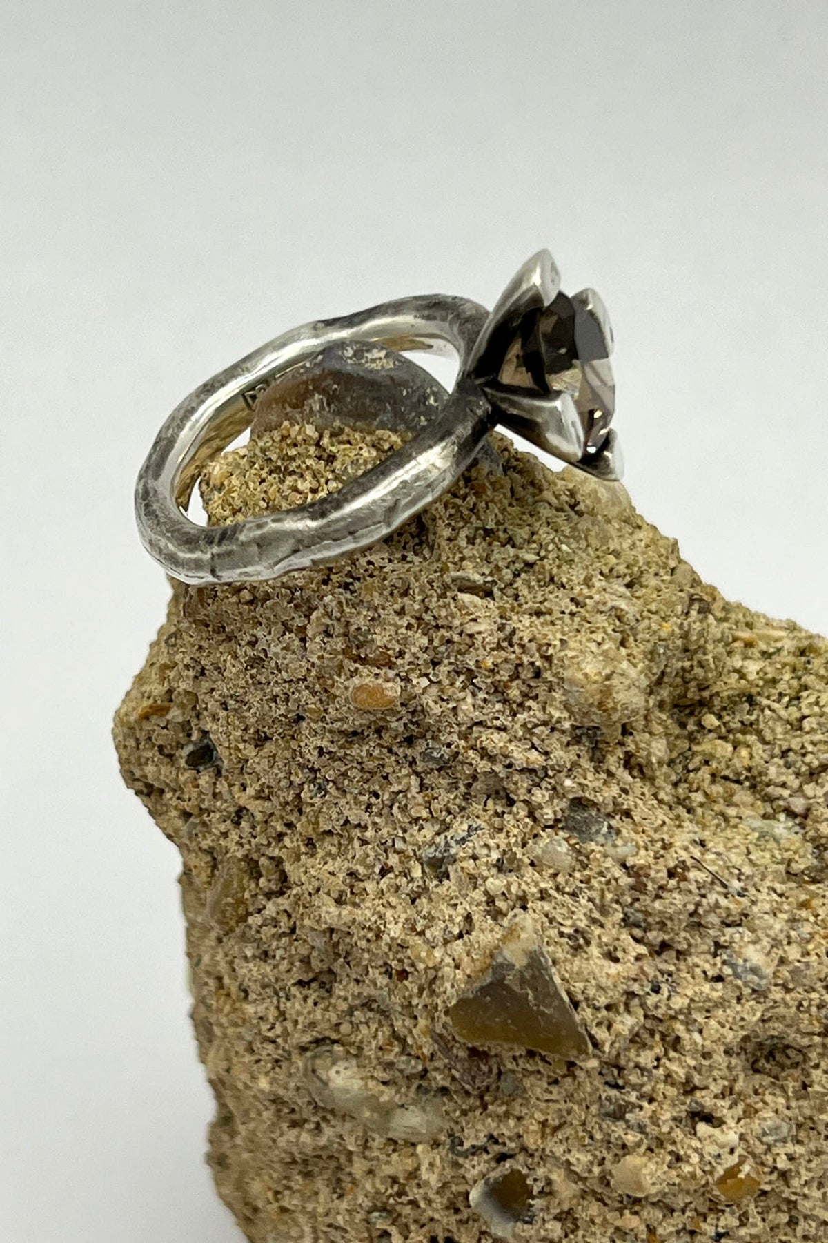 DARKGEM Smoky Quartz Ring